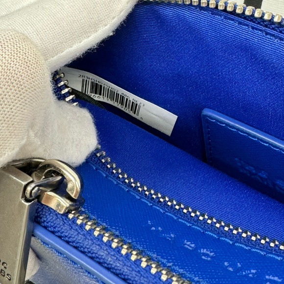 Marc Jacobs New With Tags Slingshot/ Snapshot Cobalt Blue Leather Handba… - Picture 9 of 12